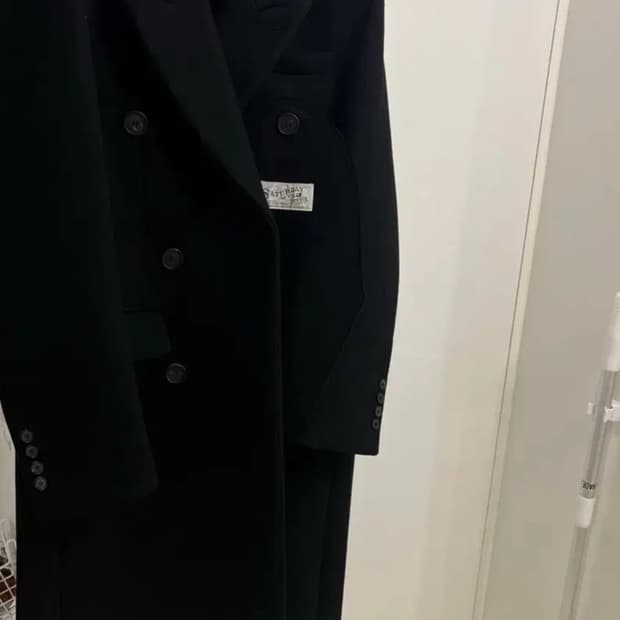 STU 패치 더블 코트 블랙 L 판매