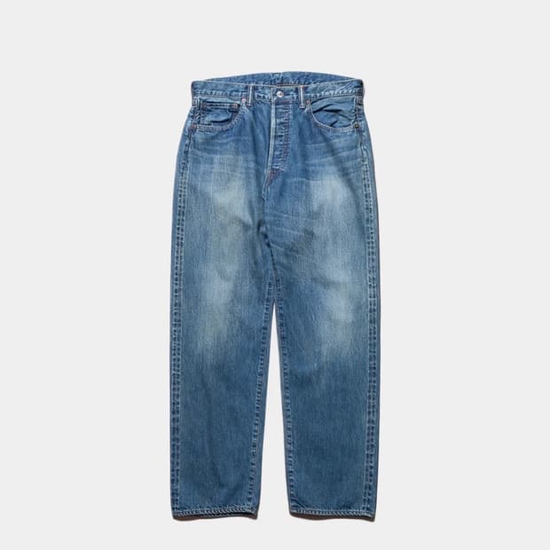 아프레쎄 A.PRESSE 워시드 데님 팬츠 E 굿페이드 34/27