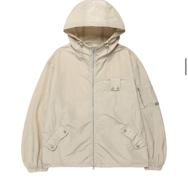 더바이닐하우스 쉬어 윈드브레이커 바람막이 베이지