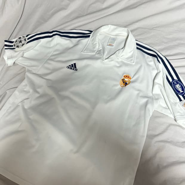 01-02 레알마드리드 백주년 홈 유니폼 챔스