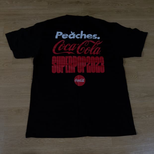 Coca cola Peahes Superpop 티셔츠 XL