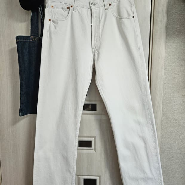90s 폴란드제 levis 501 화이트진 34x34