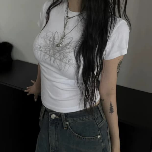 더블 힙 크롭티