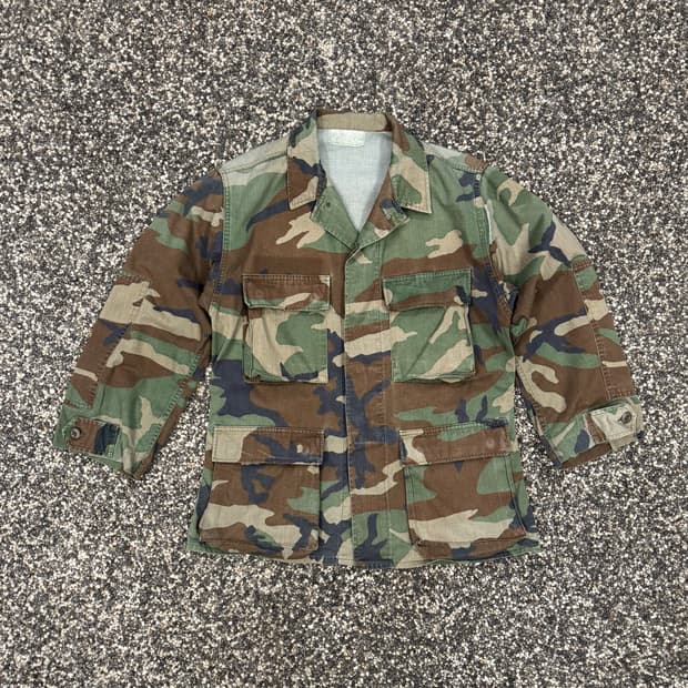 US Army 미군 우드랜드 카모 셔츠 자켓 (S)