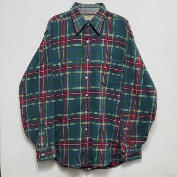 L.L.Bean 엘엘빈 체크 셔츠 USA