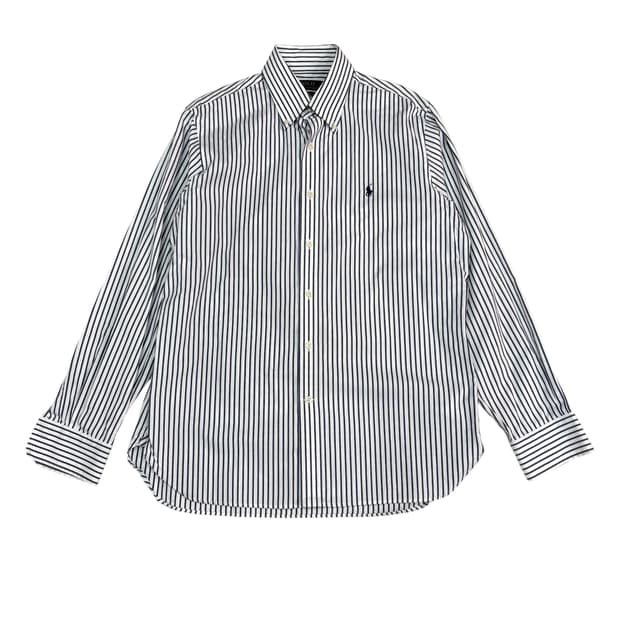 폴로 랄프로렌 QR 클래식 핏 스트라이프 셔츠