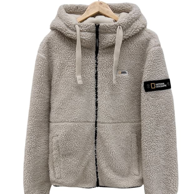 내셔널지오그래픽 플리스 아이보리 (L) 