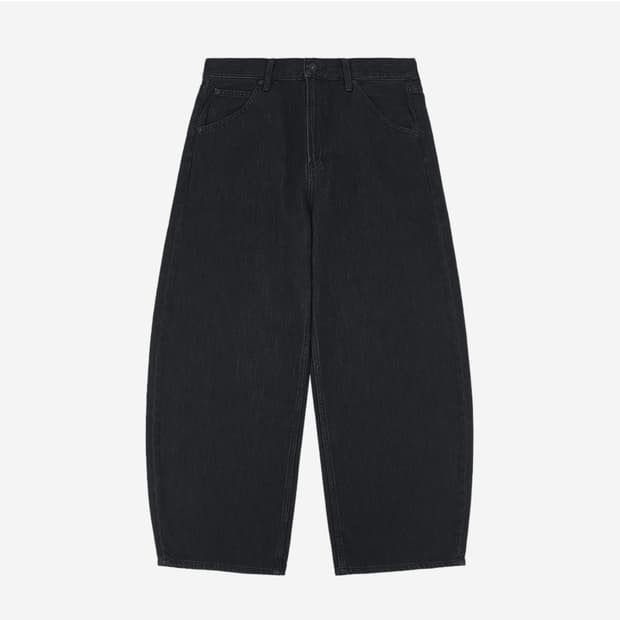 유니클로 배기커브 진 우먼 다크 그레이 66cm(26)