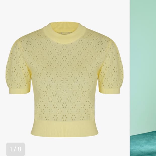 마가린 핑거스 Punching Knit - Yellow