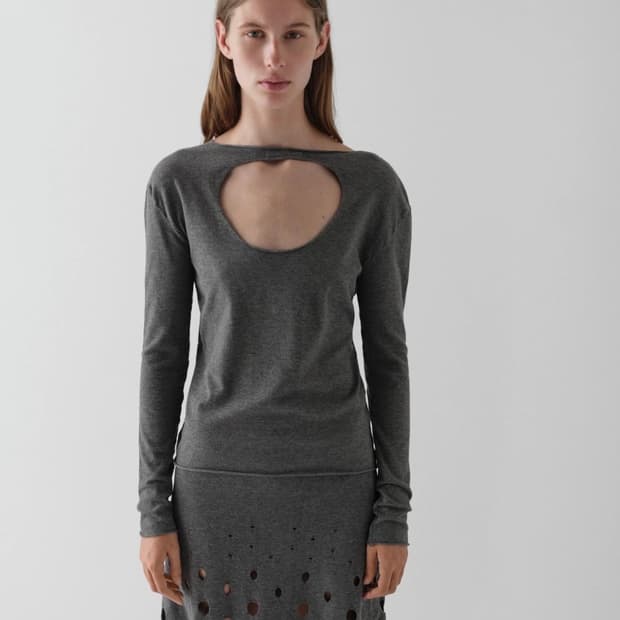 [XS,S,M]기마구아스 GIN 오픈 니트/그레이