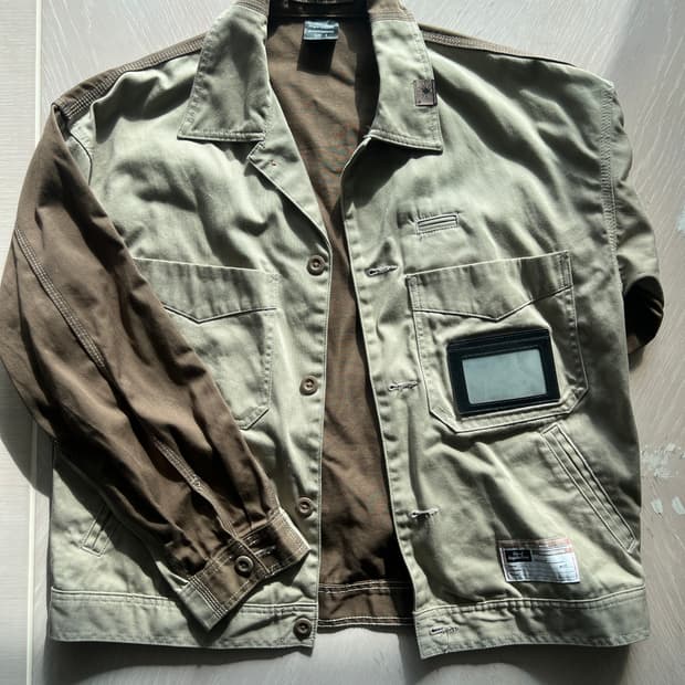 GU x 미하라야스히로 자켓 베이지 S 사이즈