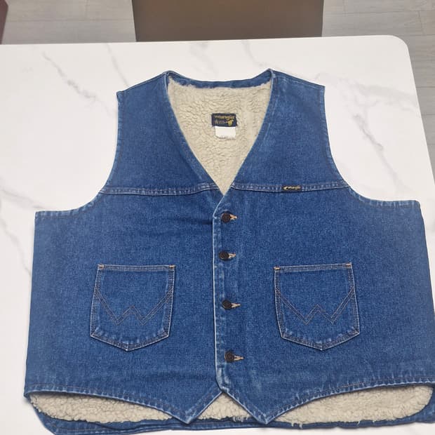 80~90s 미제 생산 랭글러 데님 베스트