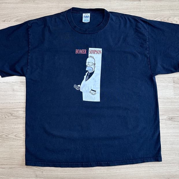Homer Simpson Scarface parody t shirt