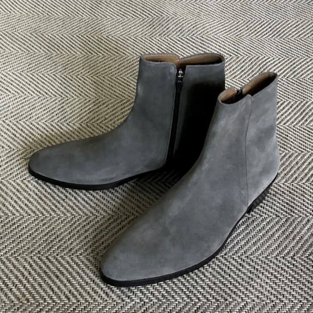조앤슈 첼시부츠 그레이 275 새상품(수제화)
