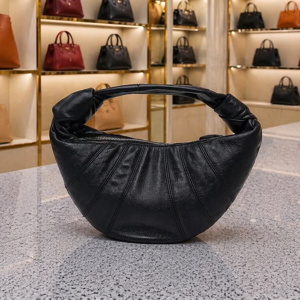 [S급] 르메르 포춘 크루아상 소프트 나파 백 미니 블랙 판매합니다!!!