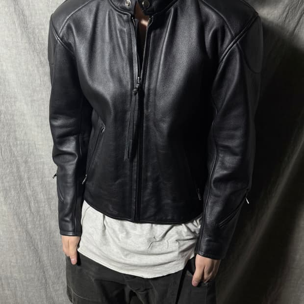 Greedy Motorcycle Cow hide Jacket