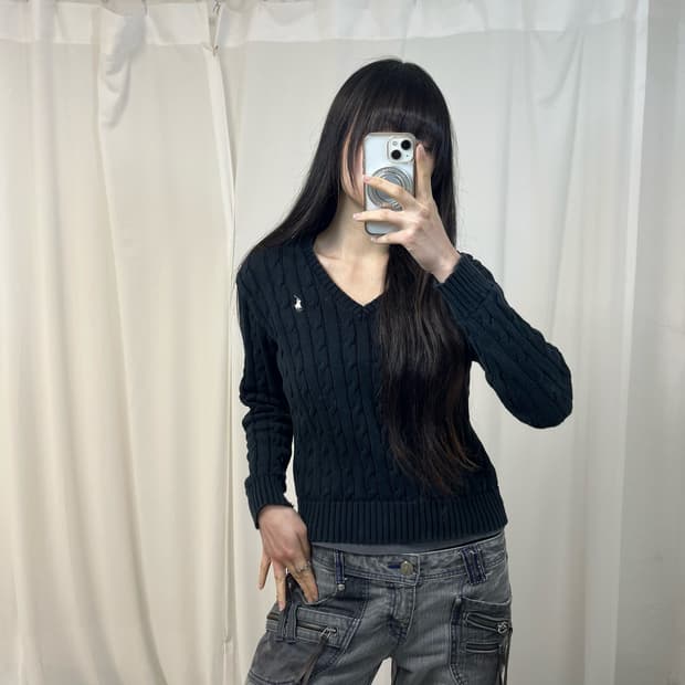 Polo Ralph Lauren black knit