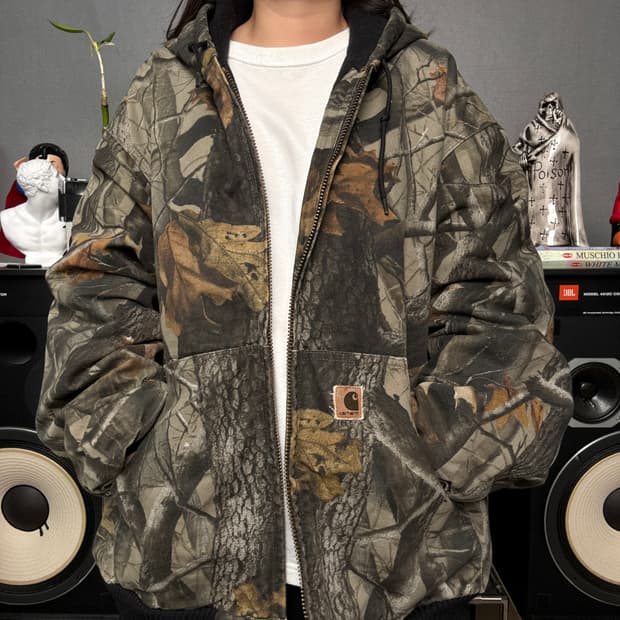 칼하트 j143 리얼트리 덕액티브자켓