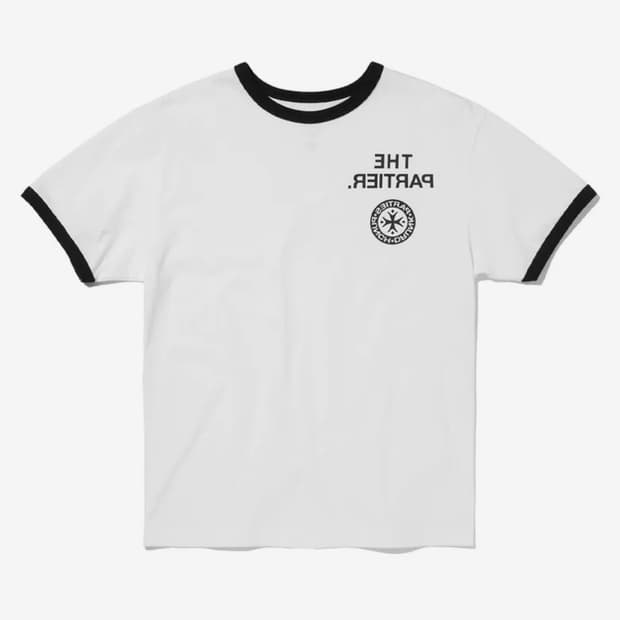 펀치드렁크파티즈 링거티 The Partier Ringer Tee (WHI