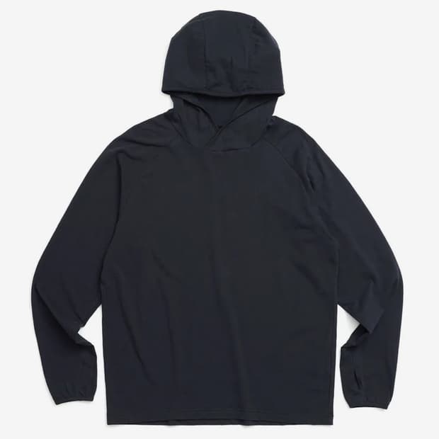 해칭룸 Base Hoodie Blue Charcoal