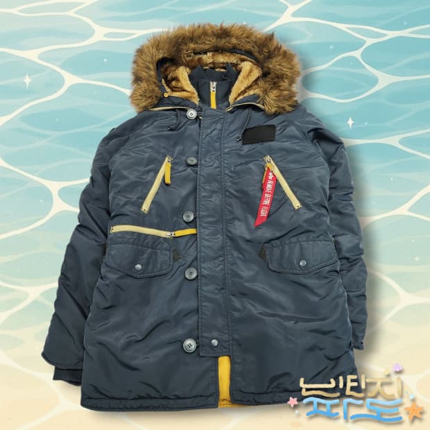 100 S 알파인더스트리 야상 패딩 자켓