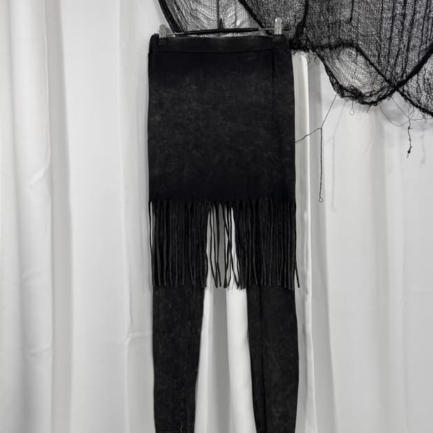 detail skirt leggings