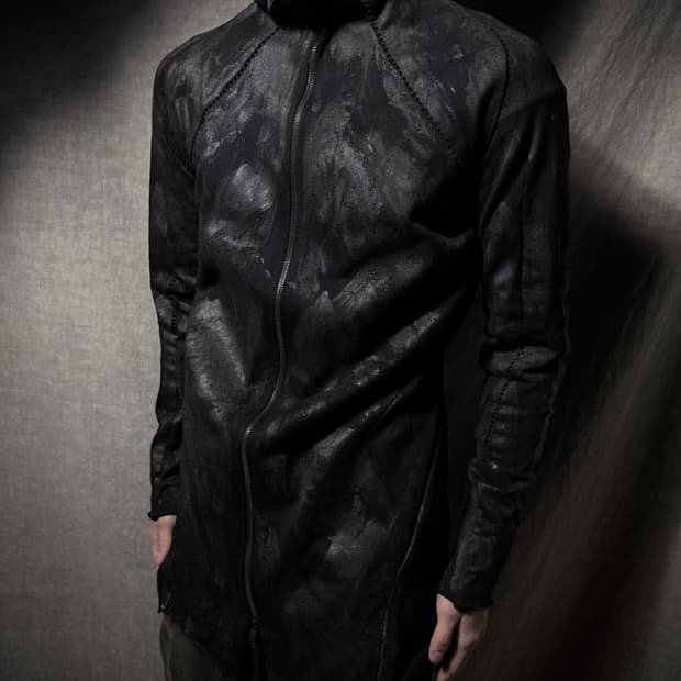 Leon Emanuel Blanck Coated Ninja Hoodie