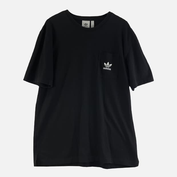 아디다스 블랙 남자 반팔티 2XL N9819