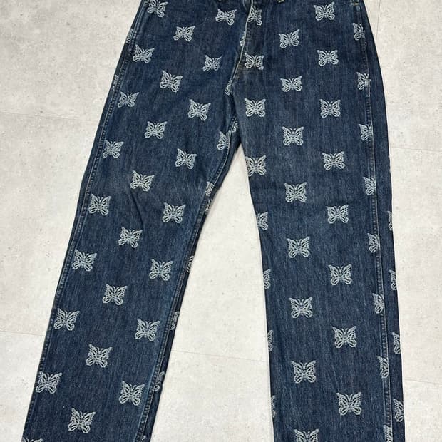 니들스 빠삐용 데님 스트레이트핏 L