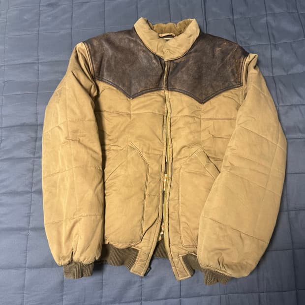 Rrl 레더요크자켓 xl