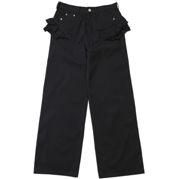 Ulika sanctus frill denim pt - S