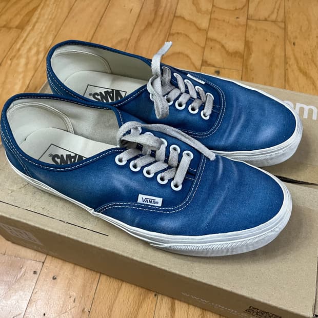 반스 어센틱 웨이브 워시드 블루 270