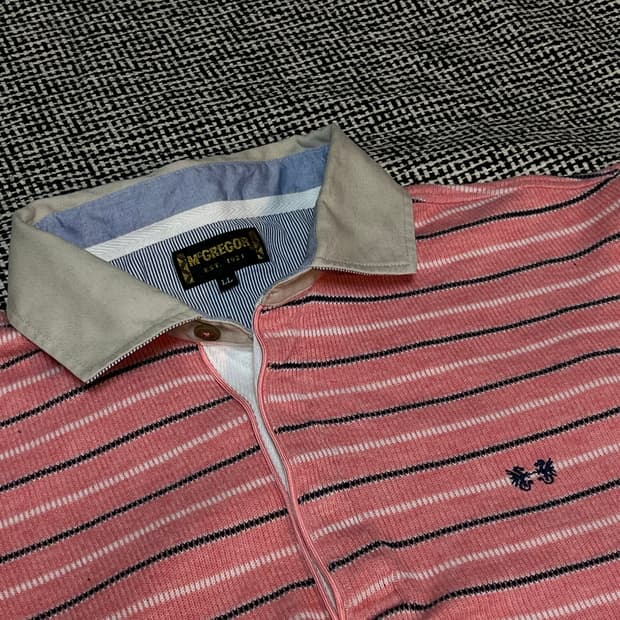 맥그리거 스트라이프 럭비 니트