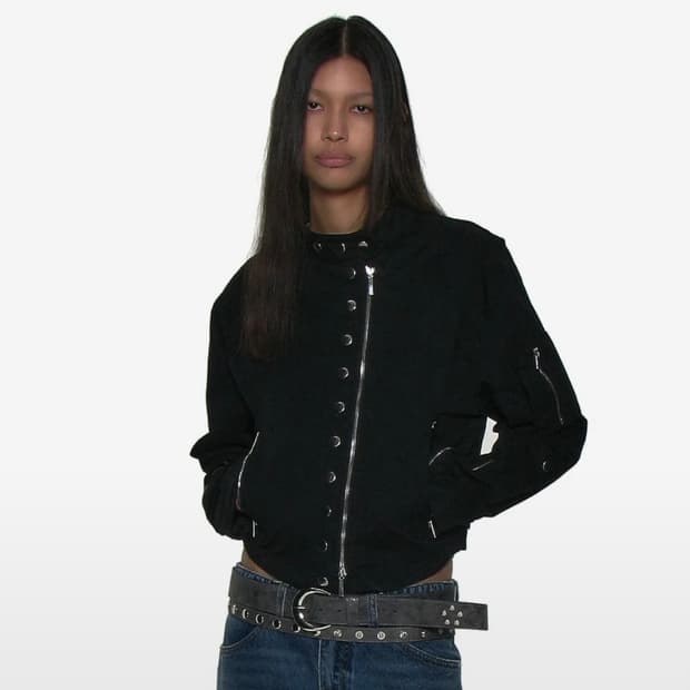 파르티멘토우먼 바이커 자켓