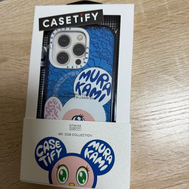 (한정판 화이트링) 무라카미 x 케이스티파이 16프로 도브 컬렉션