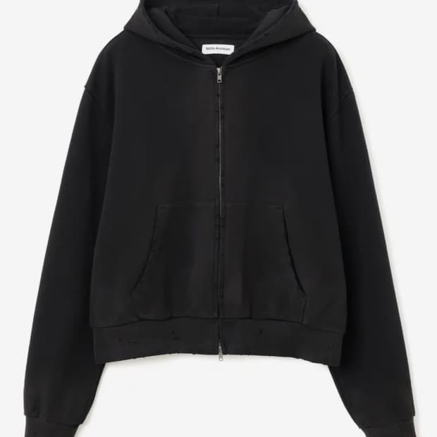 밀로 아카이브 데미지 쇼트 후드집업