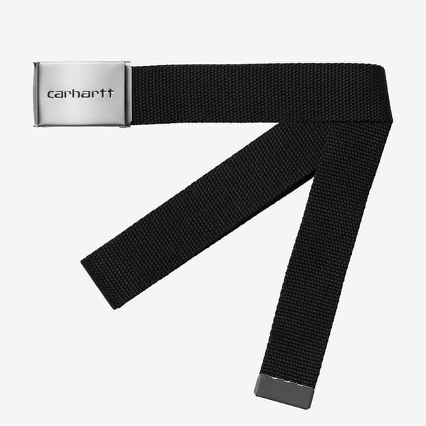 칼하트 클립 벨트 크롬 (블랙)