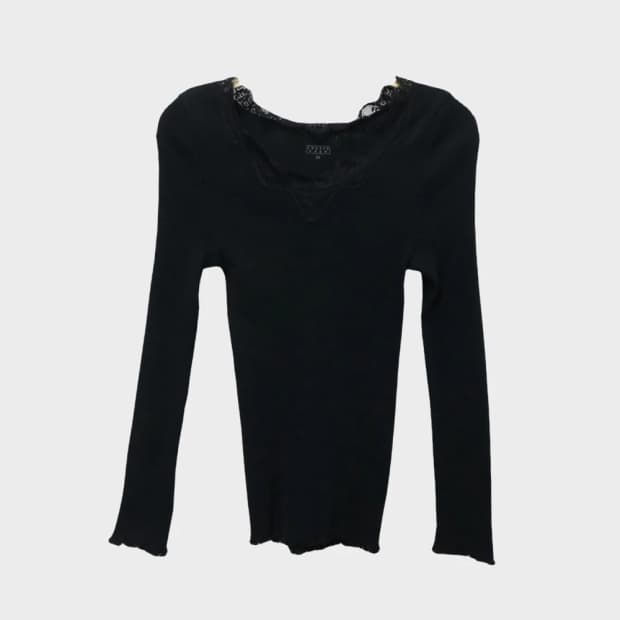 로리즈 팜 레이스 잔골지 티셔츠 61881