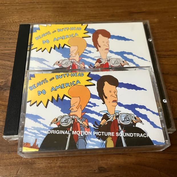 90s 애니 영화 비비스앤벗헤드 OST 라이센스 초판 CD 카세트테이프