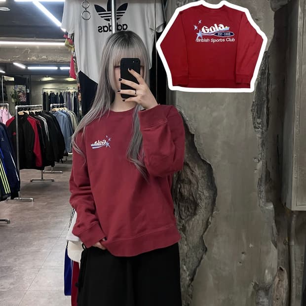 GOLA 골라 맨투맨 레드 M  #csz2821