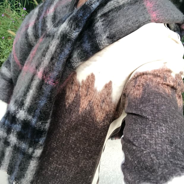 블레스 모헤어 오버 머플러