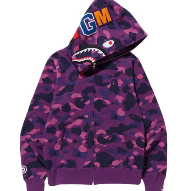 베이프 샤크후드 퍼플 S사이즈 M사이즈와 교환도함