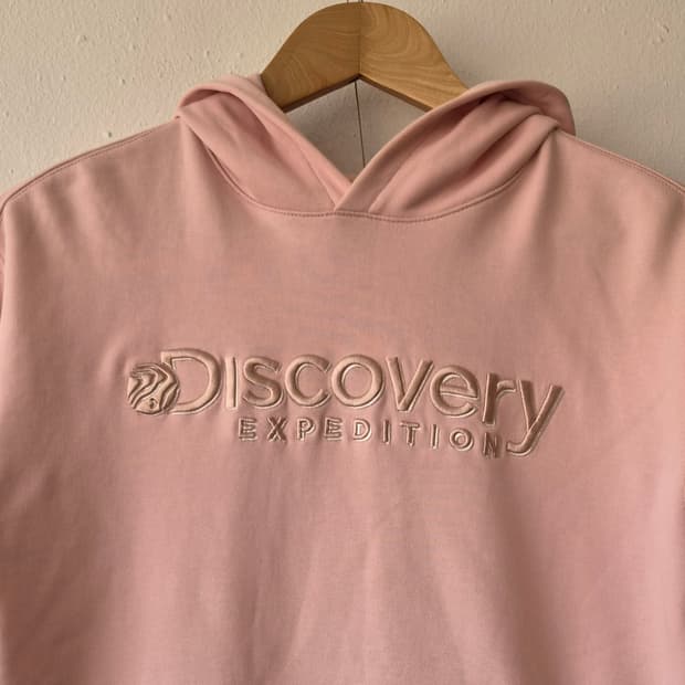 디스커버리 키즈 연핑크후드티셔츠 160사이즈