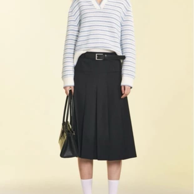 h&m 플리츠 스커트 (택O)