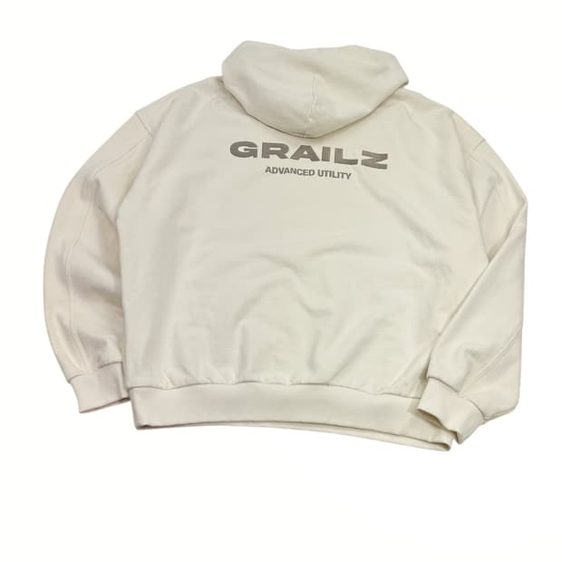 그레일즈 빅로고 후드티 아이보리