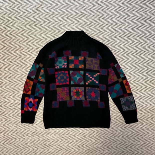 L. L BEAN women mock neck knit sweater