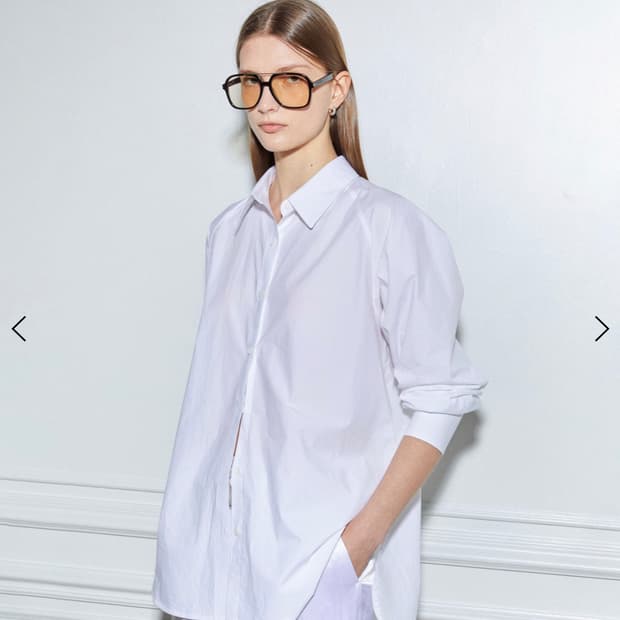 마이스 화이트 래글런 셔츠