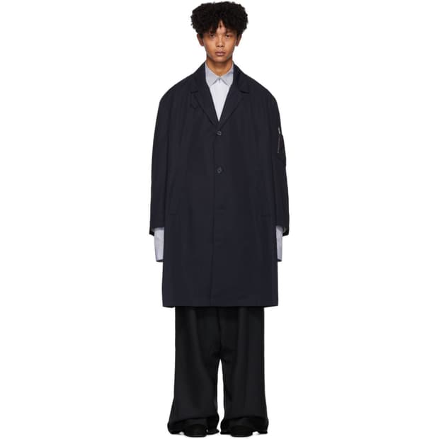 Black Car Coat XS Size