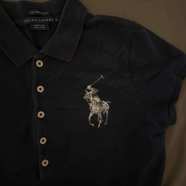 빈티지 폴로 polo 카라 반팔티 s