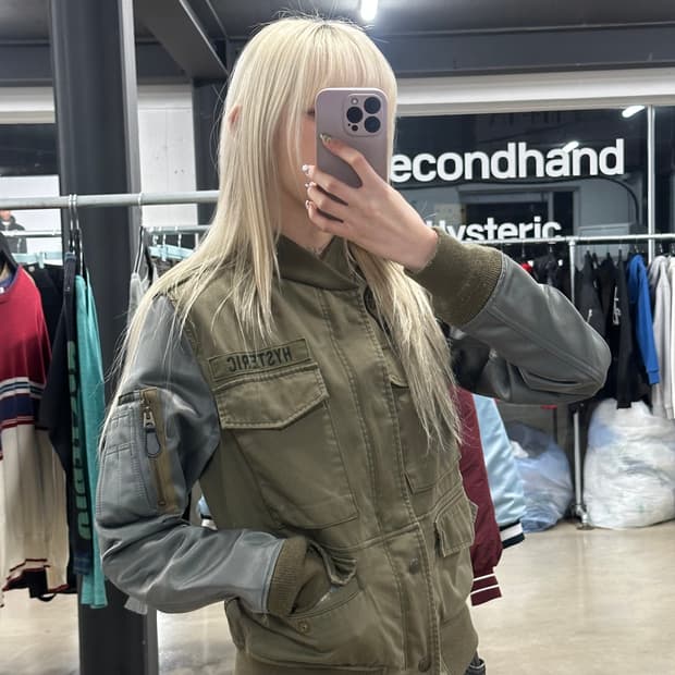 히스테릭 글래머 Hysteric Dream MA-1 재킷